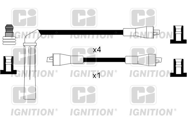 QUINTON HAZELL Комплект проводов зажигания XC818